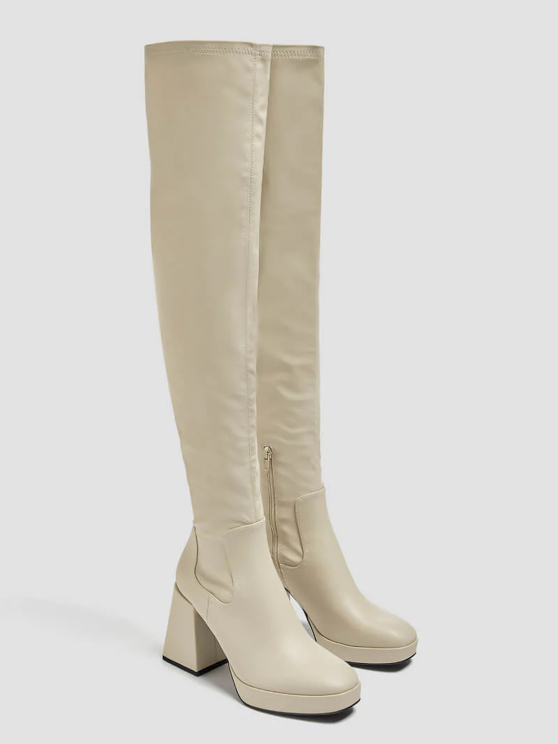 Sock knee-high boots - Image 2